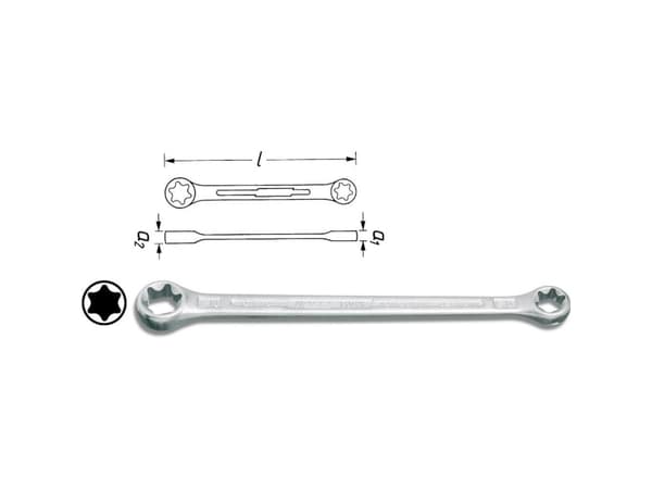 HAZET 609-E20XE24, Silver, 20,24 mm, Silver, 224 mm, 171 g, 1 styck