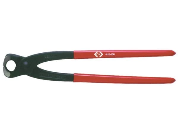 C.K Tools T4112A 08, Endekuttende tang, Stål, Plast, Rød, 220 mm