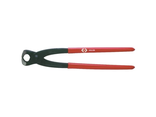 C.K Tools T4112A 08, Endekuttende tang, Stål, Plast, Rød, 220 mm