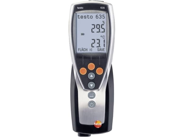 testo 635-1 Luftfugtighedsmåler (hygrometer) 0 % rF 100 % rF Dugpunkts/skimmelsvampsvisning