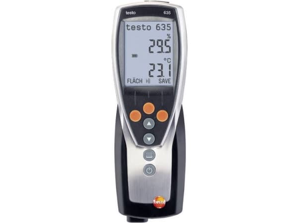 testo 635-1 Luftfugtighedsmåler (hygrometer) 0 % rF 100 % rF Dugpunkts/skimmelsvampsvisning