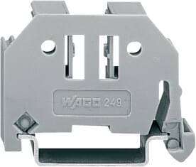 Wago 249-117, Separator för kopplingsplintar, Grå, 10 mm, 45 mm, 28,2 mm, 5,12 g