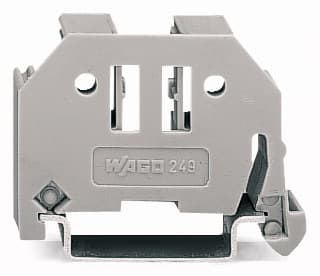 Wago 249-117, Separator för kopplingsplintar, Grå, 10 mm, 45 mm, 28,2 mm, 5,12 g