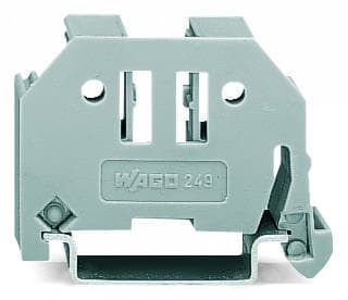 Wago 249-117, Separator för kopplingsplintar, Grå, 10 mm, 45 mm, 28,2 mm, 5,12 g
