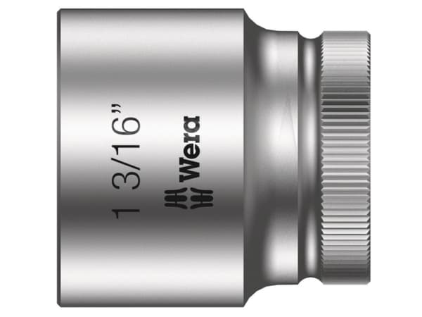 Wera 05003634001, Sokkel, 1/2", Britisk, 1 huvud(er), 1-3/16", Krom-vanadium-stål