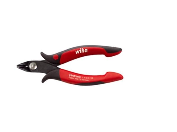 Wiha Electronic, Diagonal tang, Stål, Sort, Rød, 135 mm, 14 cm (5.5"), 72 g