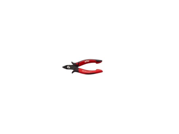 Wiha Electronic, Diagonal tang, Stål, Sort, Rød, 135 mm, 14 cm (5.5"), 72 g