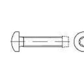 TOOLCRAFT 141277 Gevindskruer M6 50 mm T-profil DIN 7500 Stål Galvaniseret 500 stk
