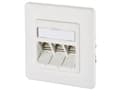 Pikkukuva 3 / 5: METZ CONNECT 130B12D31002-E, RJ-45, 6a, Valkoinen, 80,5 mm, 48,5 mm, 80,5 mm