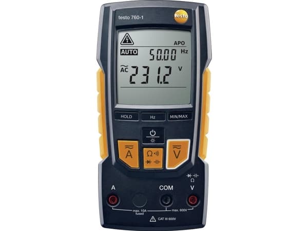 testo 0590 7601 Hånd-multimeter digital CAT III 600 V, CAT IV 300 V Visning (counts): 4000