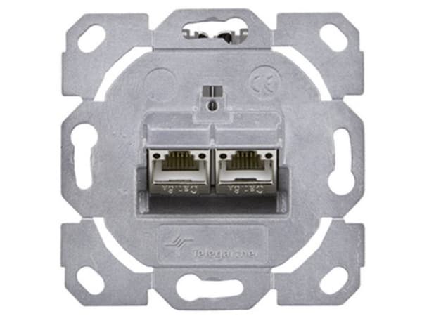 Telegärtner J00020A0511, RJ-45, 6a, Harjattu teräs