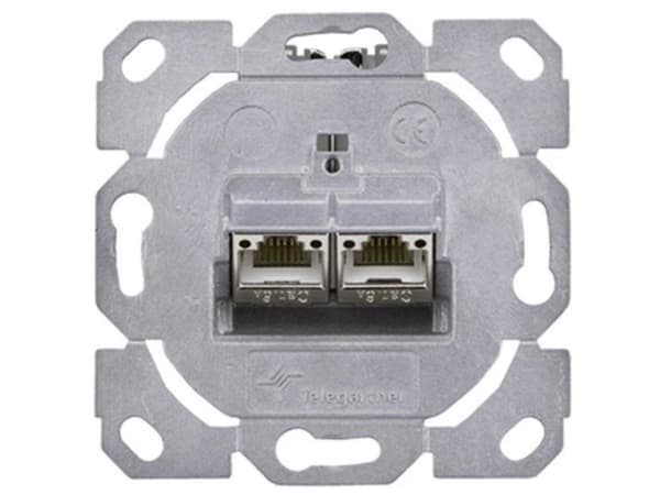 Telegärtner J00020A0511, RJ-45, 6a, Harjattu teräs