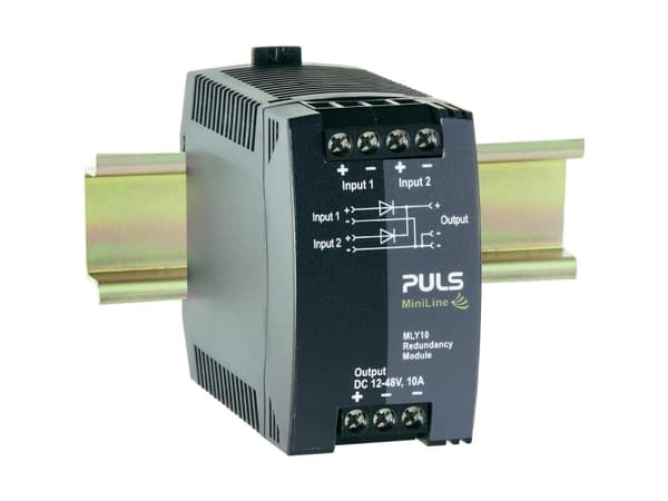 PULS MiniLine MLY10.241 Top-hat kiskon redundanssimoduuli, 10-60V DC tulo, 24V, 10A (MLY10.241)