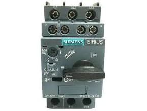 Siemens 3RV2011-0KA10 Katkaisija 1 kpl Asetusalue (virta): 0,9 - 1,25 A Kytkentäjännite (max.): 690 V/AC (L x K x S) 45 x 97 x 97 mm