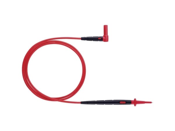testo 0590 0014 Set med säkerhetstestledningar [kontakt 4 mm - kontakt 4 mm] 1,00 m Svart, röd 1 st