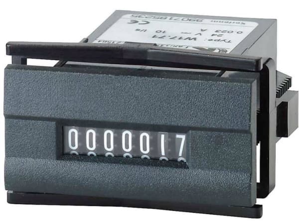 Kübler Automation 1.740.500.013.550 W 17.50 24 V/DC Impulstæller type W 17.50 7-cifret