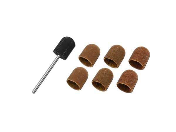 Donau Elektronik 1629 Schleifkappen sæt 6PC. Ø 13 mm med støtte Diameter 13 mm 1 Set