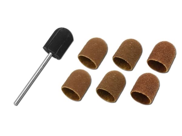 Donau Elektronik 1629 Schleifkappen sæt 6PC. Ø 13 mm med støtte Diameter 13 mm 1 Set