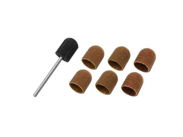 Donau Elektronik 1629 Schleifkappen sæt 6PC. Ø 13 mm med støtte Diameter 13 mm 1 Set