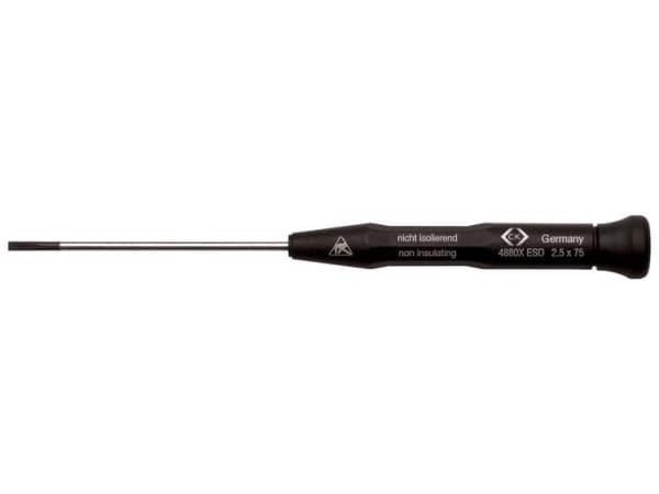 C.K. Xonic ESD Phillips-skruvmejsel Bladbredd: 2,5 mm Bladlängd: 60 mm DIN EN 61340-2