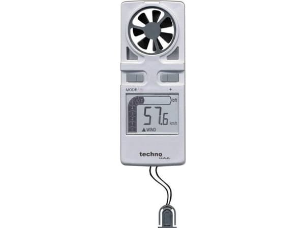 Technoline EA 3010, Kädessä pidettävä, Tuulimylly, km/h, kn, m/s, mph, LCD