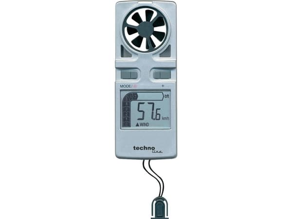 Technoline EA 3010, Kädessä pidettävä, Tuulimylly, km/h, kn, m/s, mph, LCD