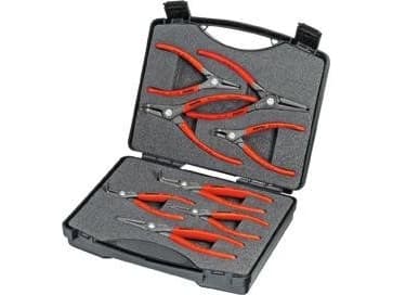 Knipex 00 21 25, Tångset, Stål, Polypropylen (PP), Röd, 260 mm, 210 mm