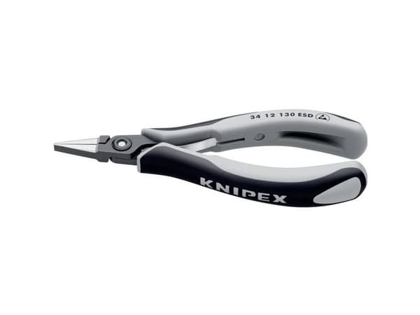 Knipex 34 12 130 ESD, 3,5 mm, 2,19 cm, Terästä, Harmaa, 135 mm, 62 g