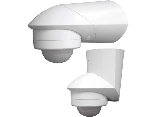 Grothe 94532 Väggrörelsesensor Ytmonterad 360° Relä Vit IP55