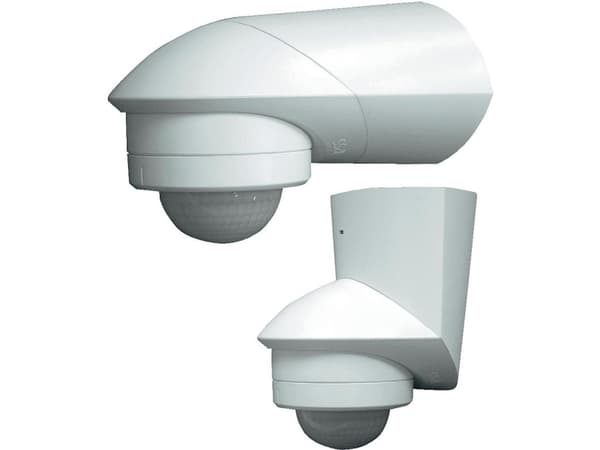 Grothe 94532 Väggrörelsesensor Ytmonterad 360° Relä Vit IP55