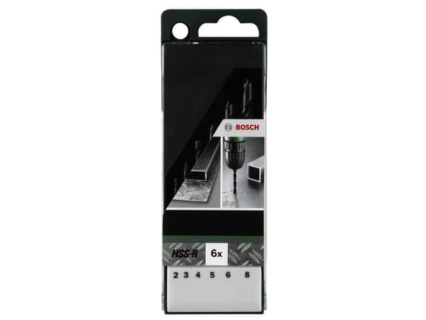 Bosch METALBORSÆT HSS-R Ø2-8MM 6 STK