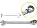 Miniatyrbilde 3 av 5: HAZET 606-9, 9 mm, Kromfarget, Kromfarget, Blank, Tyskland, ISO 3318, ISO 7738