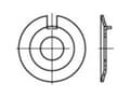 Miniatyrbild 4 av 4: Bricka med yttre nos 40 mm Stål 25 st TOOLCRAFT 106654