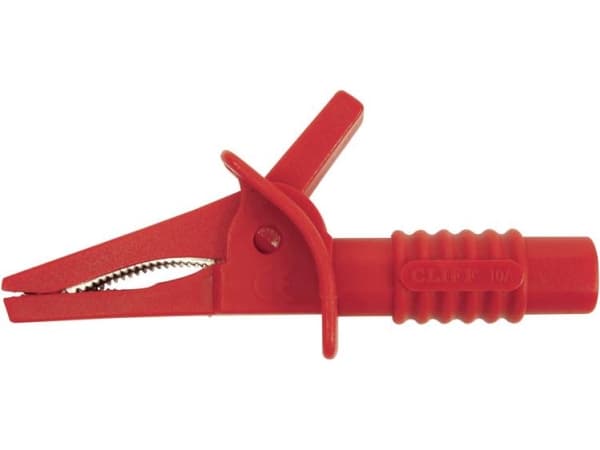 Cliff Crc/01 Safety Alligator Clip Plug Connection 4mm Cat Ii 1000 V, Cat Iii