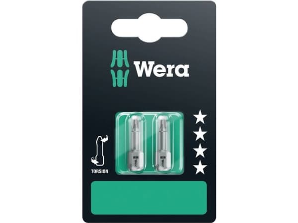 Wera 851/1 TZ SB, 2 kpl, Phillips, 851/1 TZ PH 2 x PH 1x25, ISO 1173-D, 13 g, 60 mm
