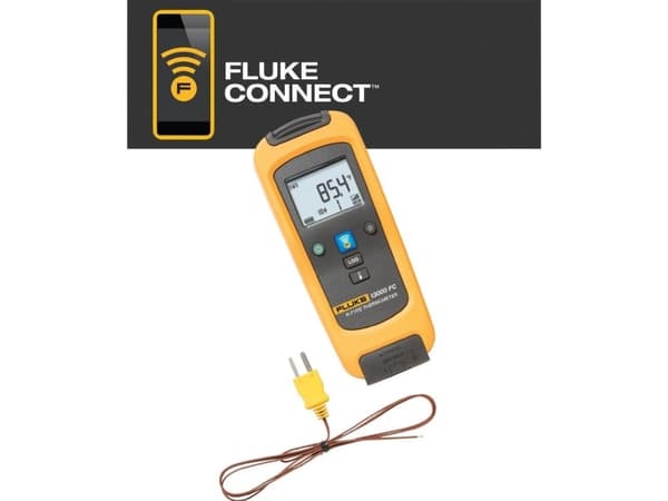 Fluke T3000 FC, Musta, Keltainen, 0 - 2000, 1 kpl, -10 - 50 °C, -40 - 60 °C, 0 - 90%