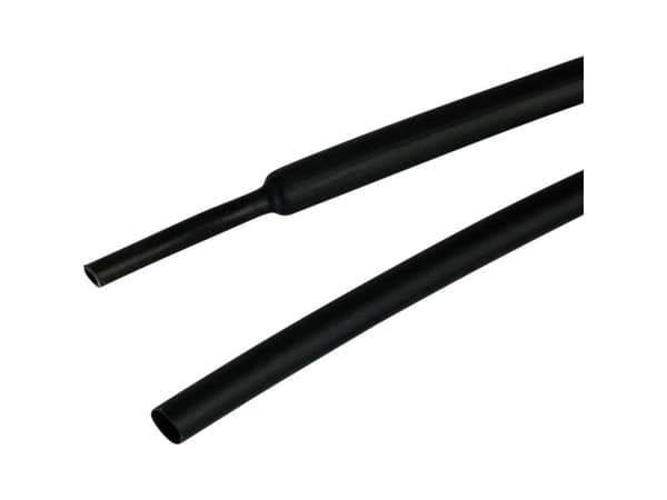 Heat Shrink Tubing With Glue Te Connectivity Atum-19/6-0 Atum-19/6-0 Black