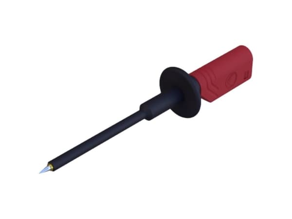 SKS Hirschmann PRUEF 1600 Sikkerhedstestspids Stikforbindelse 2 mm CAT III 1000 V Rød