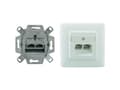 Miniatyrbild 2 av 5: Rutenbeck 138112070, RJ-45, -5 - 50 °C, vit, plast, IP21, 72 V