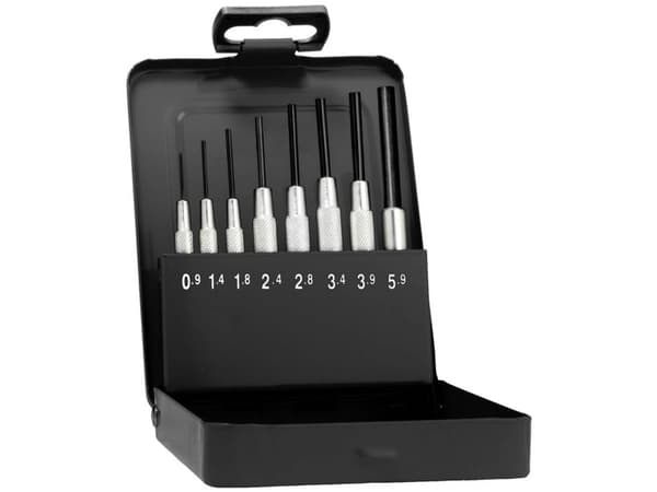 Rennsteig Werkzeuge Splintentreiber m. Sleeve sæt Metallkass 457 100 5