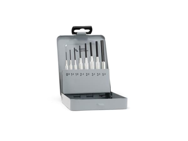 Rennsteig Werkzeuge Splintentreiber m. Sleeve sæt Metallkass 457 100 5