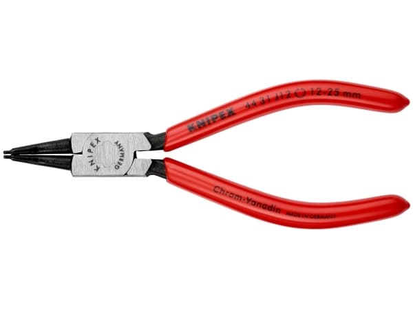 Knipex 44 31 J12, Låsringstång, Stål, Plast, Röd, 140 mm, 90 g
