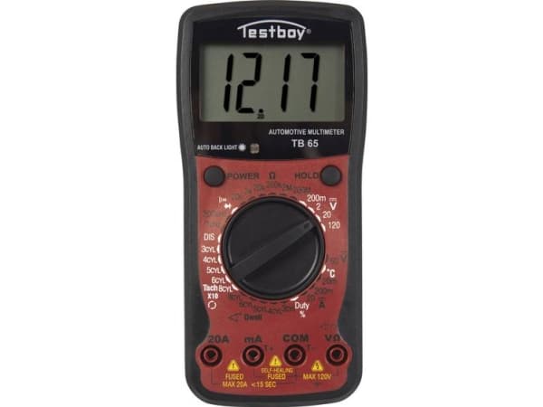 Testboy TB 65 Hånd-multimetri digitaalinen Visning (laskenta): 1999
