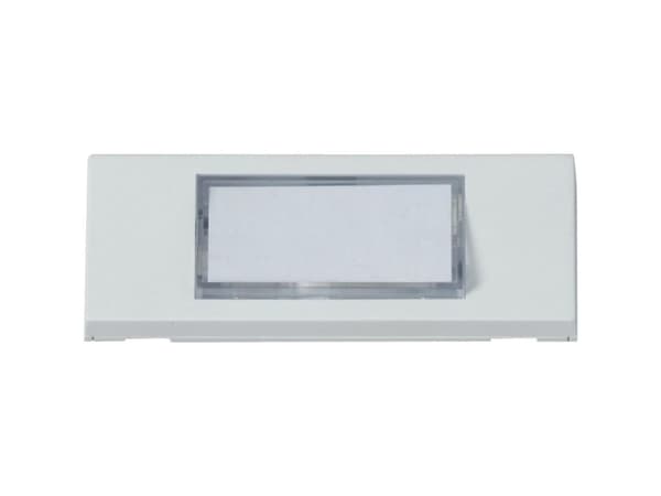 Heidemann 70049 Klockplatta med namnskylt Enkel Vit 24 V/1 A