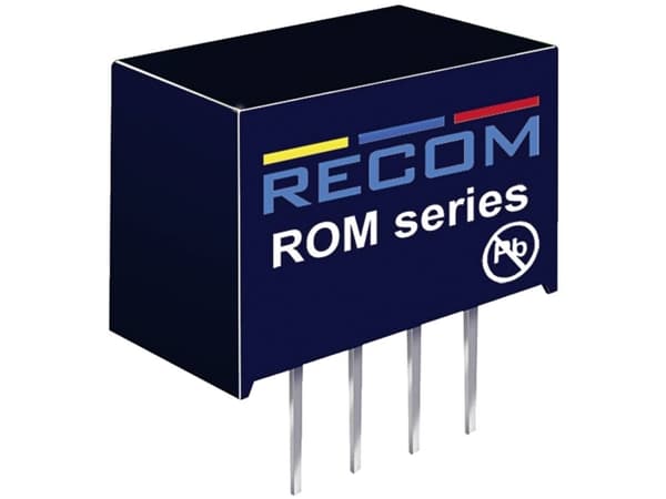 Recom International ROM-0512S 1W DC/DC Converter ROM-0512S 5 V voltage12 V 83 mA