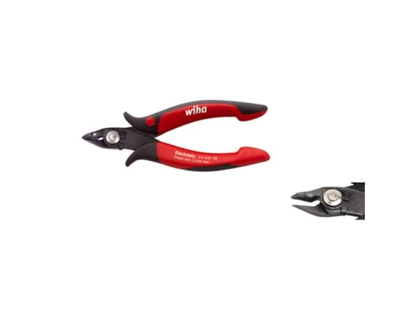 Wiha Electronic, Diagonal tang, Stål, Sort, Rød, 138 mm, 14 cm (5.5"), 80 g