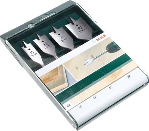 Bosch Accessories 2609255275 Træ-fræsebor-sæt 16 mm, 22 mm, 25 mm, 32 mm Sekskantskaft 1 Set
