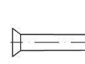 TOOLCRAFT 112333 Senkka (Ø x L) 8 mm x 35 mm Teräs 100 kpl