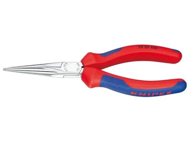Knipex 29 25 160, Nåltänger, 2 mm, 5,4 cm, Stål, Plast, Röd