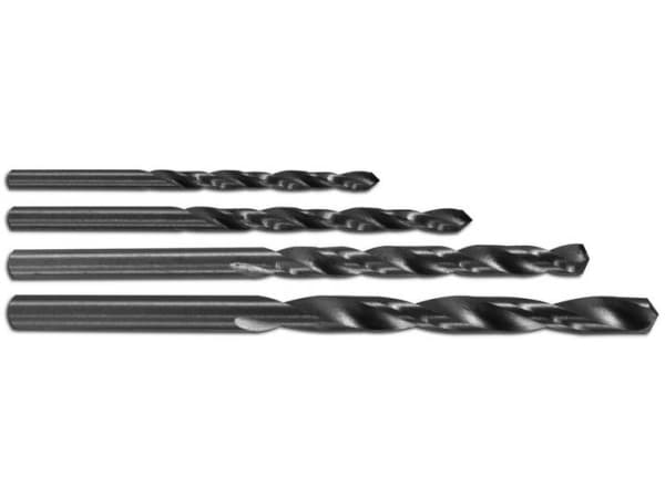 HSS Metallspiralborrset 4 st Donau Elektronik 1723 Slipad cylinderskaft 1 set